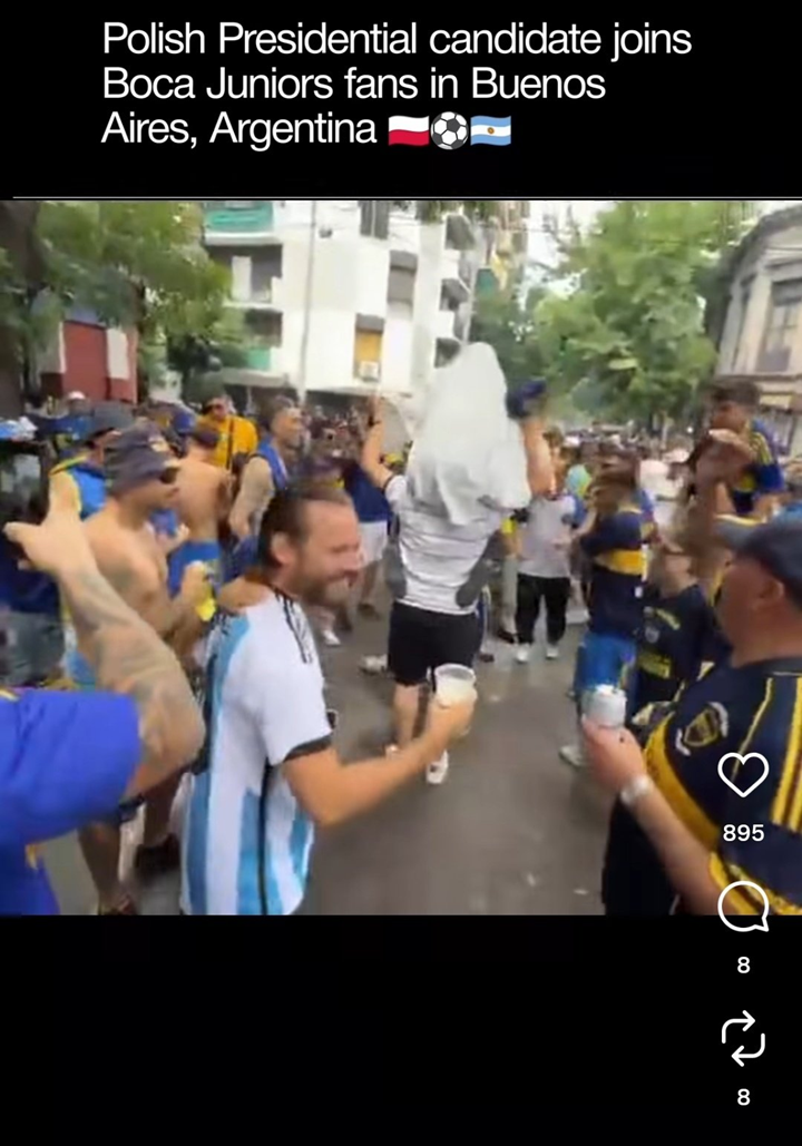 Taki PREZYDENCKI PODPIS nad nagraniem Stanowskiego w Argentynie pojawił się na jednym filmie xD